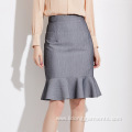 Loose Casual Office Lady Sexy Vent Skirt Dress